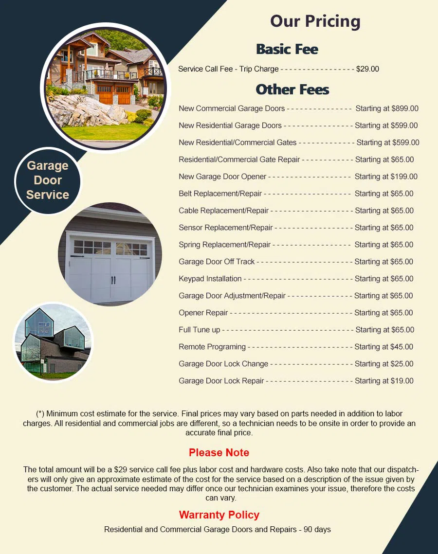 Garage Doors Store Repairs Fairview, TN 615-455-0091